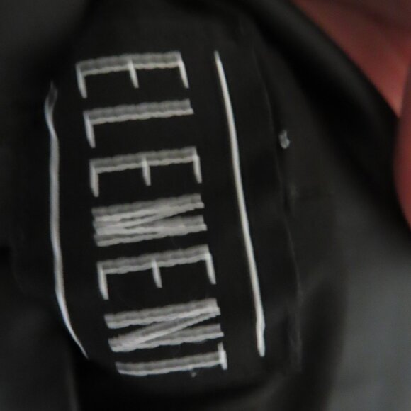 Like New Element Black Pleated Leather Skirt - Picture 2 of 2